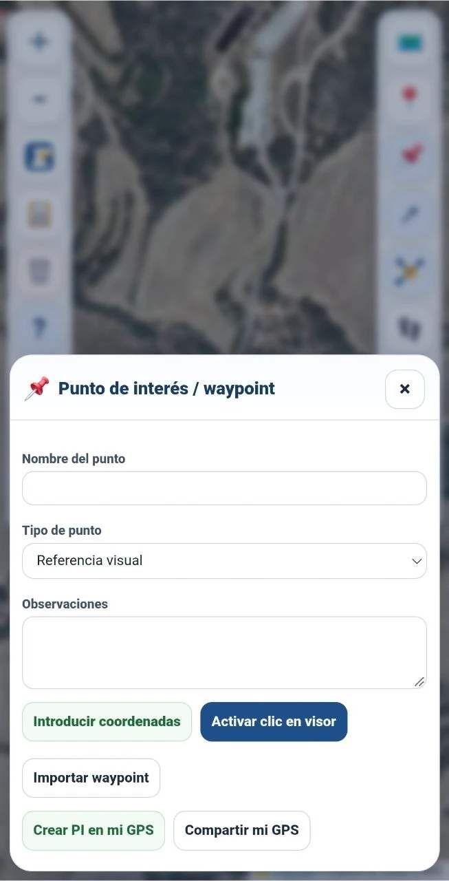 Creación de waypoint